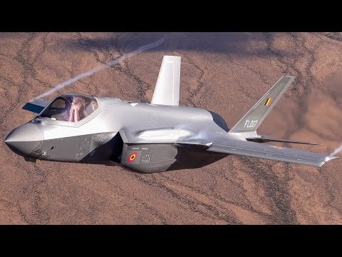 飛行ベルギーF-35の最初の画像。