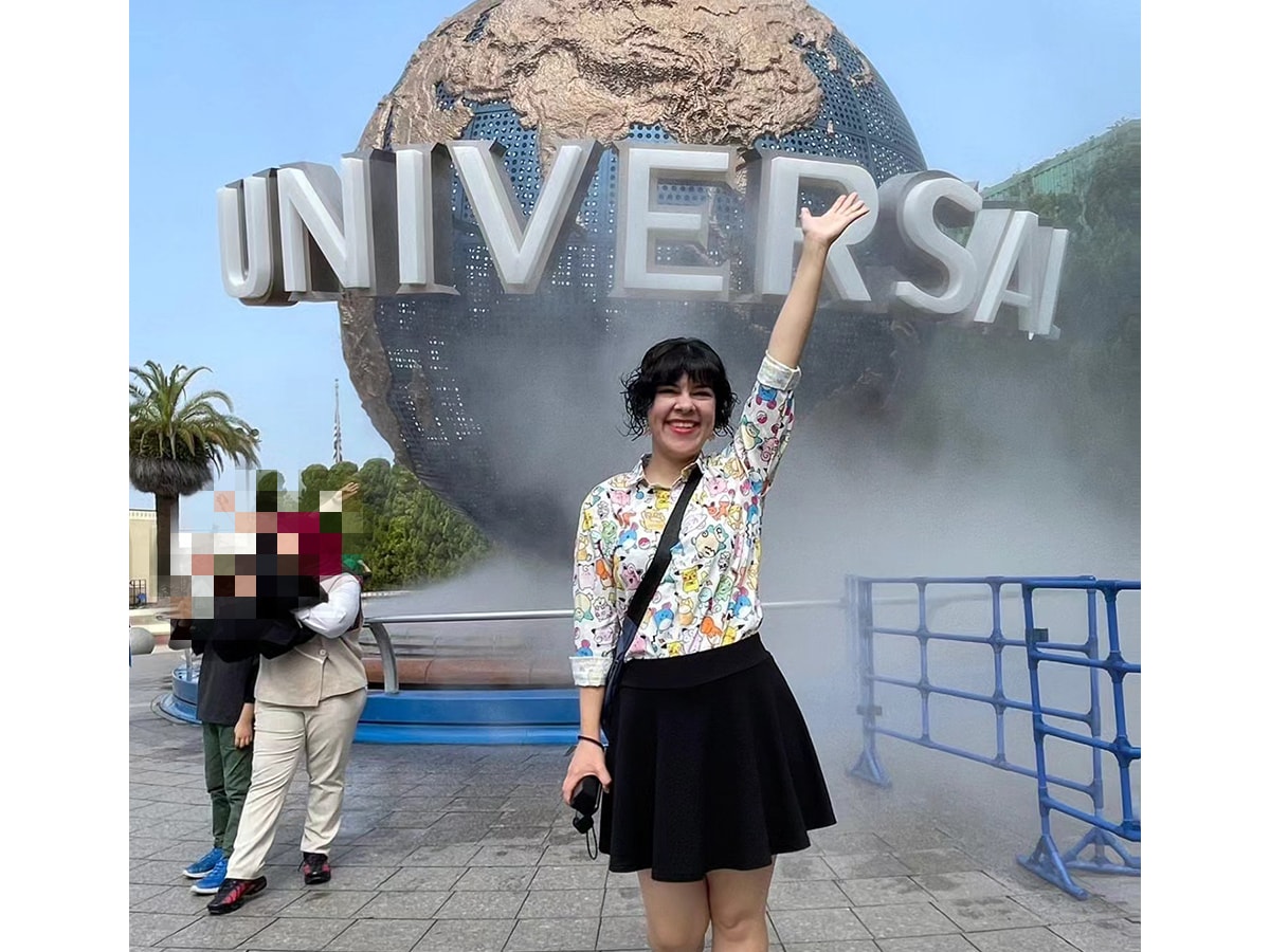ユニバーサル・スタジオ・ジャパンを楽しむ（写真：パウラさん提供）