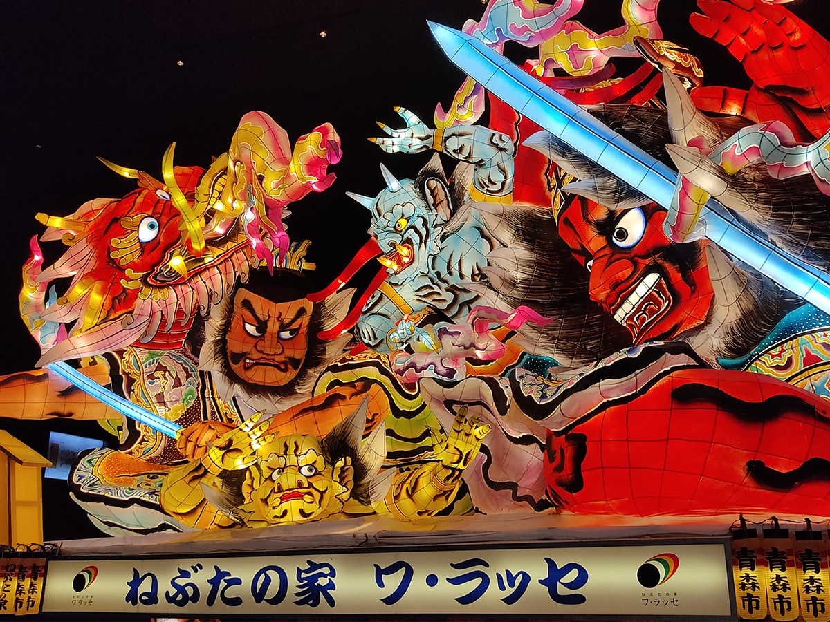 青森のねぶたも観光したパウラさん（写真：パウラさん提供）