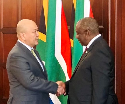 Ambassador of Mongolia to South Africa Presents Letter of Credence