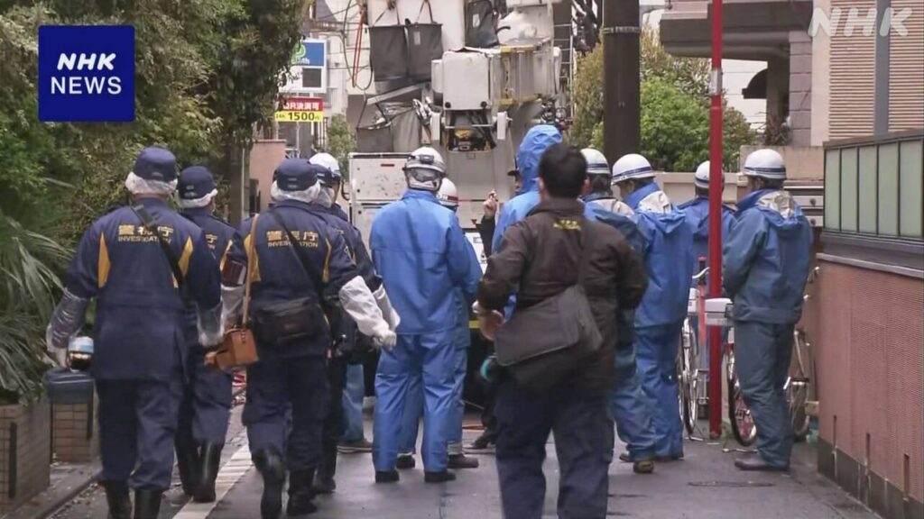 東京 文京区 電柱工事で変圧器が落下 作業員の男性死亡