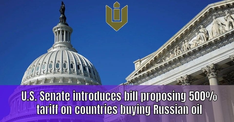 米国上院は、ロシアに対する新たな制裁に関する法案を導入しました。これには、ロシアの石油やその他の資源を購入する国からの輸入に500％の関税を課す可能性が含まれます。