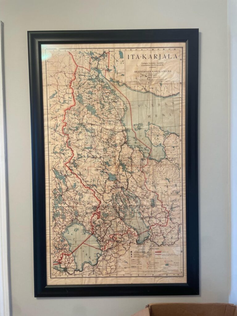 イーストカレリアの私の元の地図