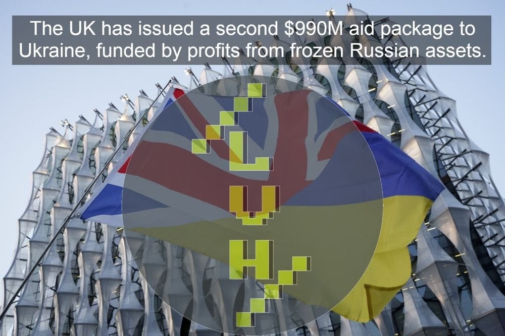 英国は、ロシアの凍結資産からの利益によって資金提供されたウクライナに2番目の9億9,000万ドルの援助パッケージを発行しました。 5,000億ドルの西洋ローンイニシアチブの一部であるこのサポートは、ウクライナ軍の軍隊を後押しし、英国の合計拠出金を15億ドルにもたらします。