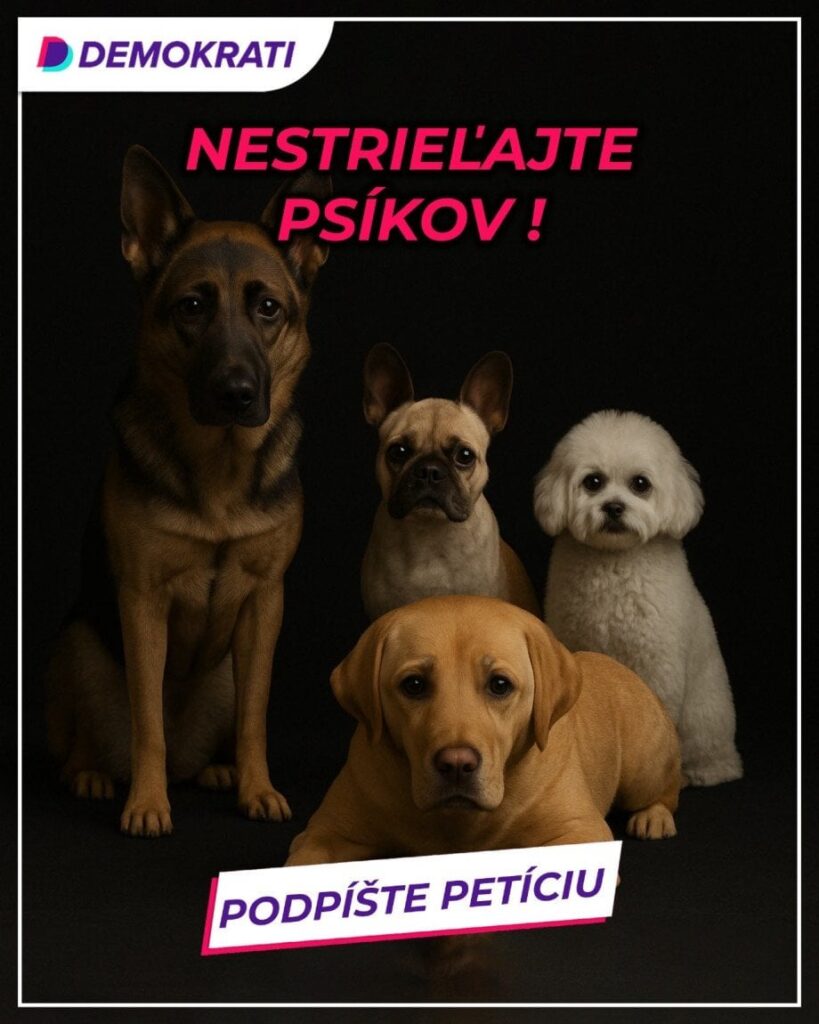 新しい法律は、スロバキアのほとんどである狩猟地区でいつでも家の犬を撃つことをハンターに許可しています。請願。