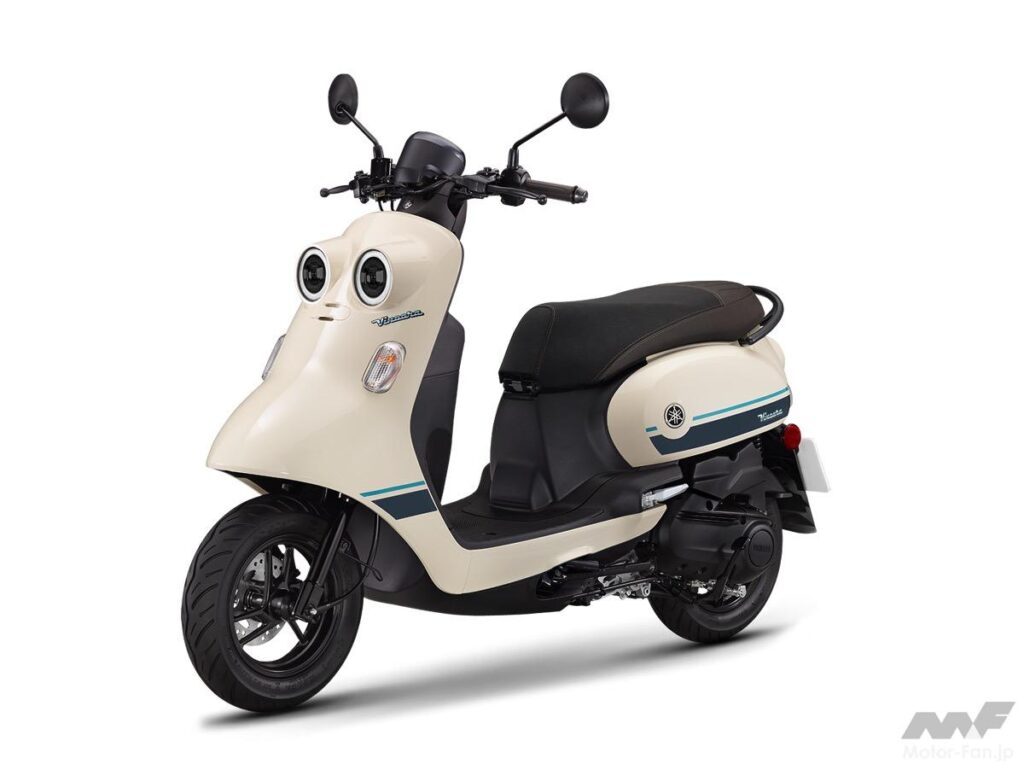 昭和布丁＝昭和レトロなプリン色、台湾の新世代スクーター｜ヤマハ『Vinoora』2025年モデル登場 ｜ Motor-Fan BIKES[モーターファンバイクス]