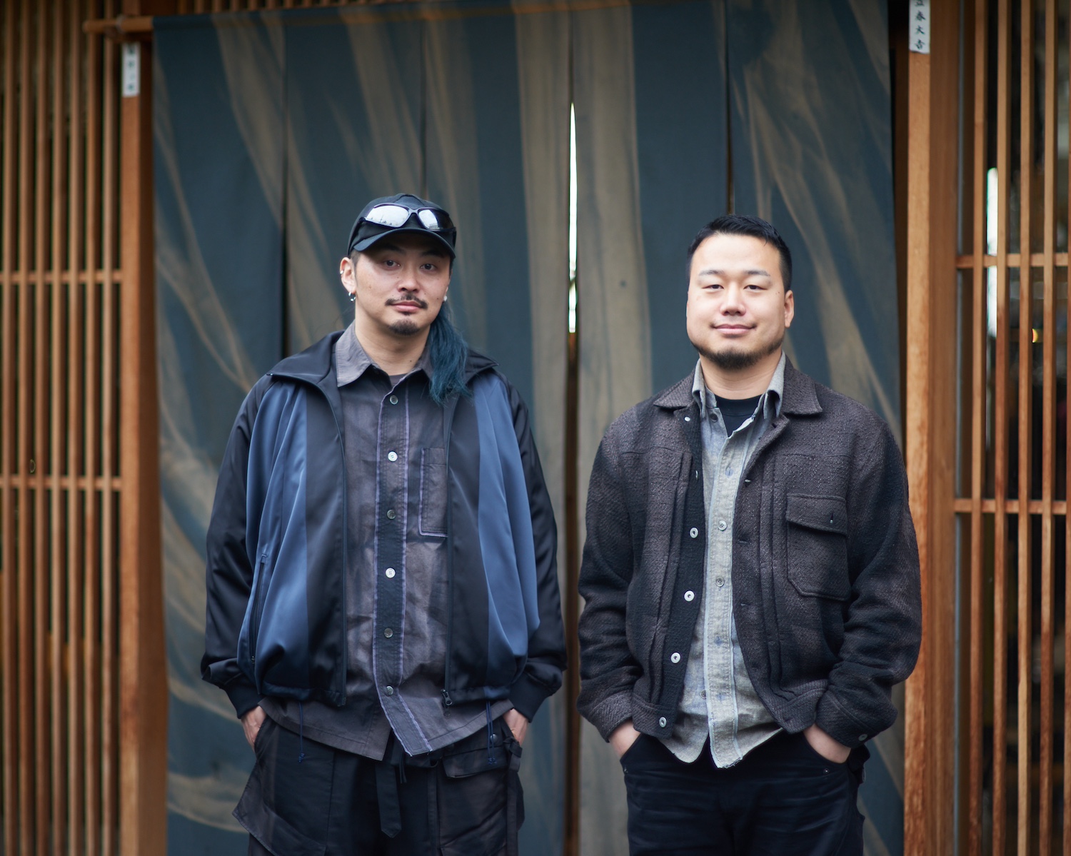 「グレイト」のYosh(左)とデザイナーのジヨン・キム