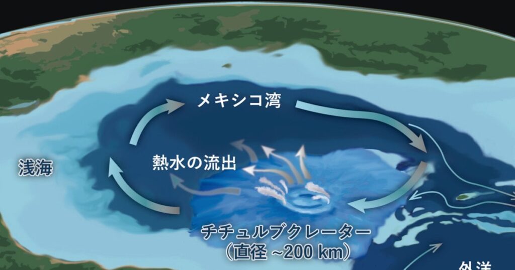 恐竜滅ぼした巨大小惑星、海には栄養 生態系回復に影響