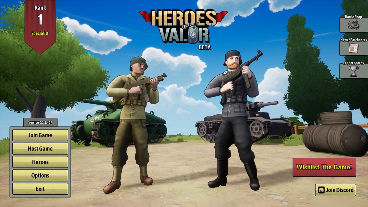 『Battlefield Heroes』インスパイアの第二次大戦シューター『Heroes of Valor』プレイテスト開催中 / 歩兵+乗り物+BOTのカオスな大人数戦