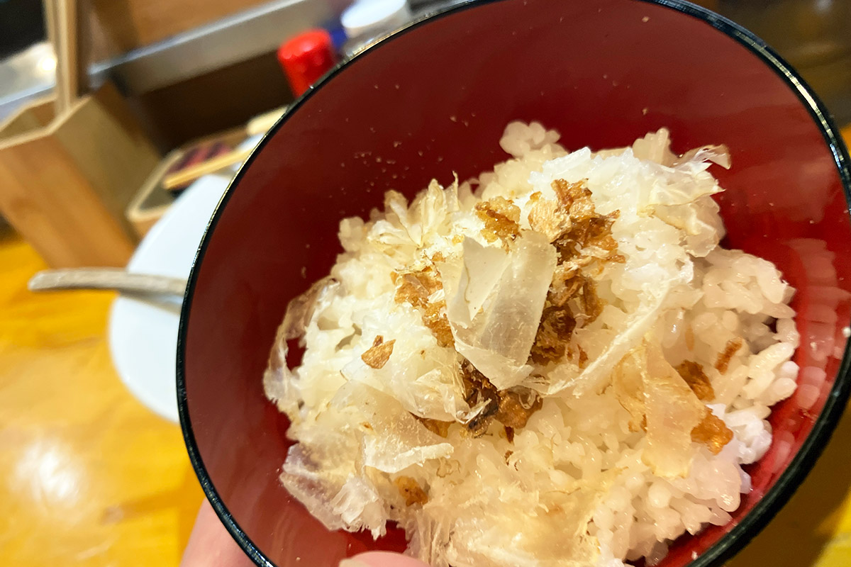 ラストは追い飯！