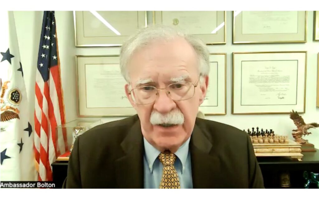 ボルトン元米国家安全保障顧問に聞く:ウクライナ情勢と東アジアの核拡散 | JAPAN Forward John Bolton screenshot