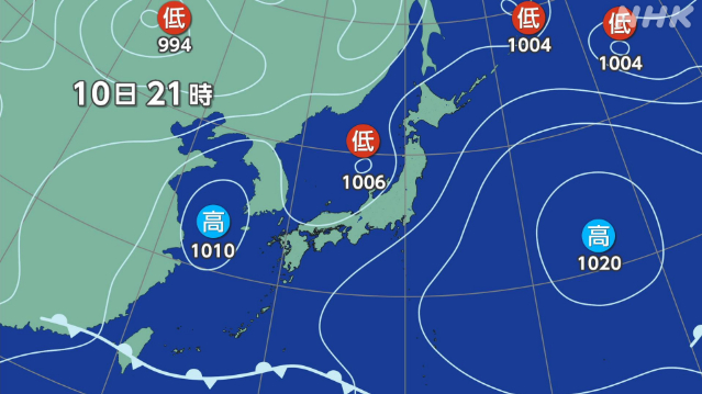 沖縄～東日本 大気不安定 11日にかけ落雷や激しい突風に注意を - nhk.or.jp