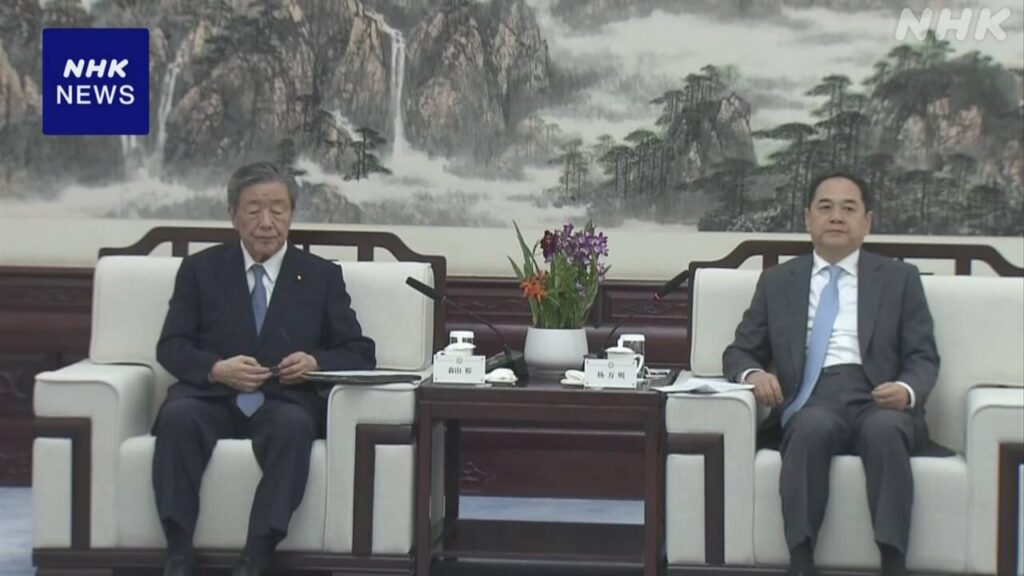 自民幹事長 中国の国際交流団体トップにパンダ貸与継続 求める | NHK - nhk.or.jp