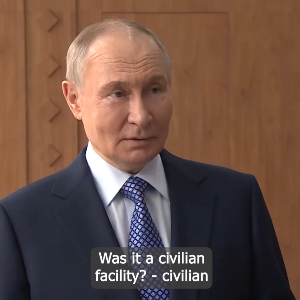 プーチン大統領は、ロシア軍が民間のインフラと民間人に攻撃することを公然と認めている。これらのストライキは間違いではなく、意図的な行動です。世界は対応しなければなりません：戦争犯罪は無視することはできません。