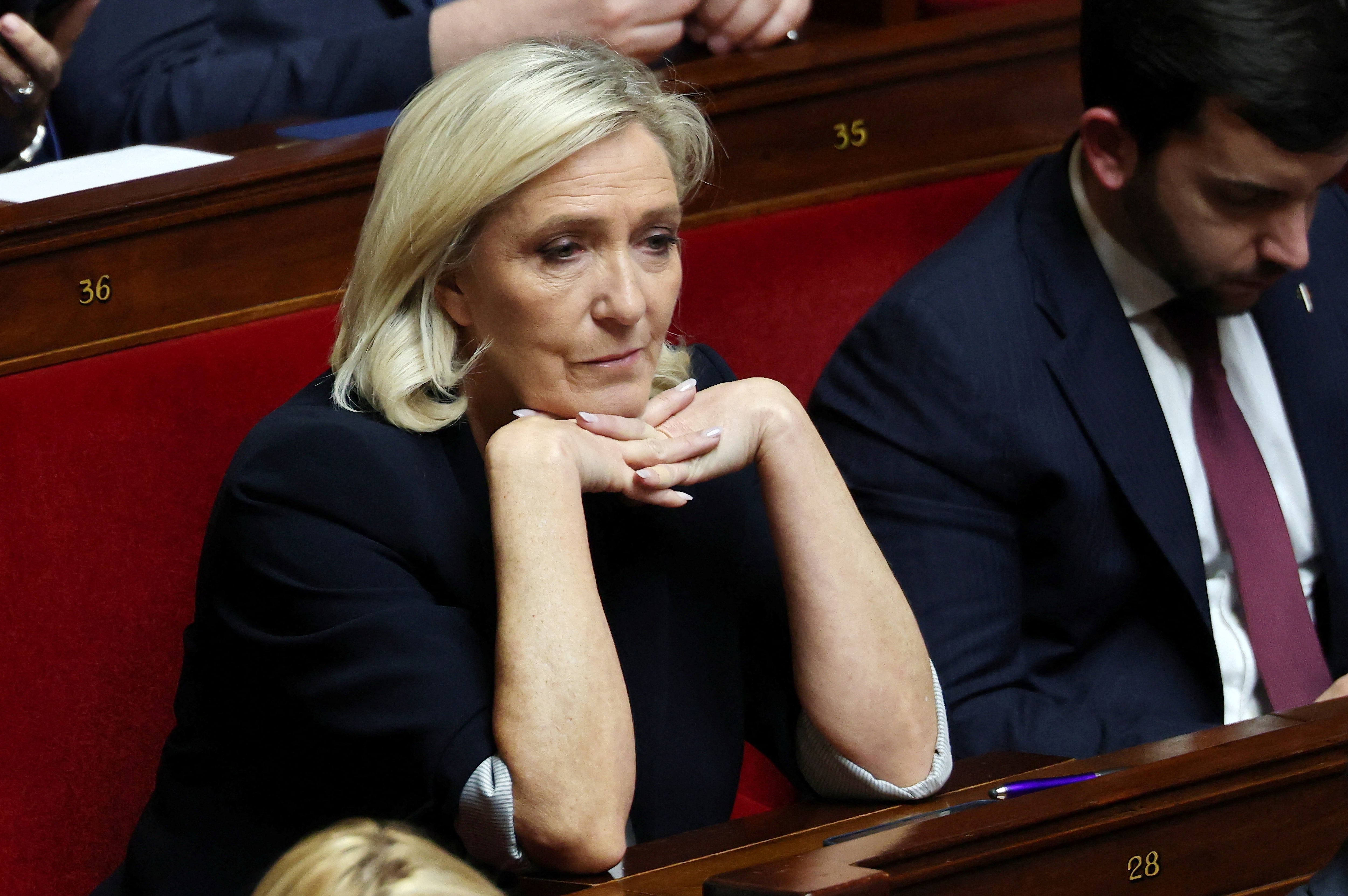 脅迫で判事を警察保護下に、ルペン氏有罪裁判　大統領選前に控訴判決