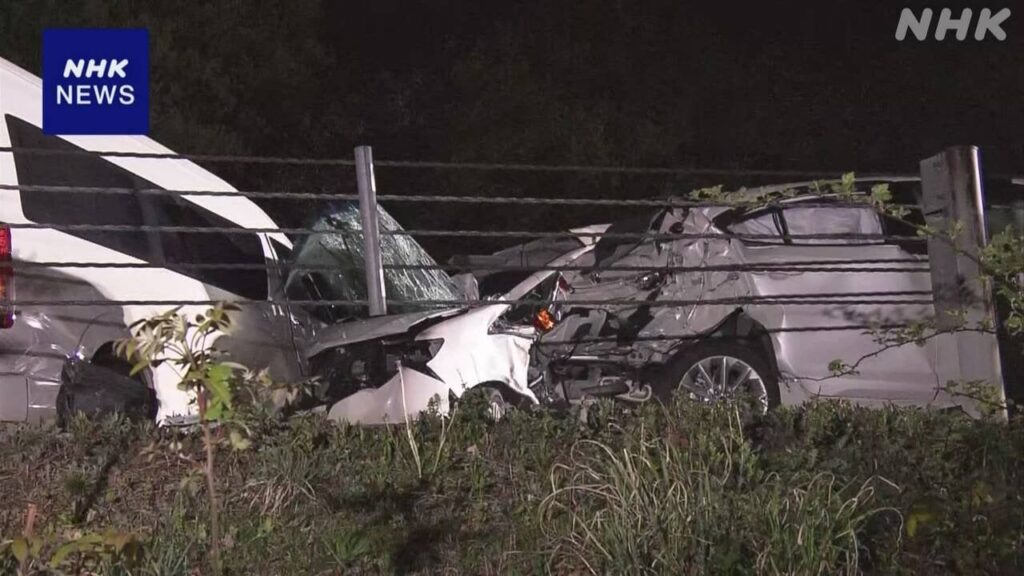 東北道3人死亡事故 逆走車は近くのICから進入か 栃木 那須塩原