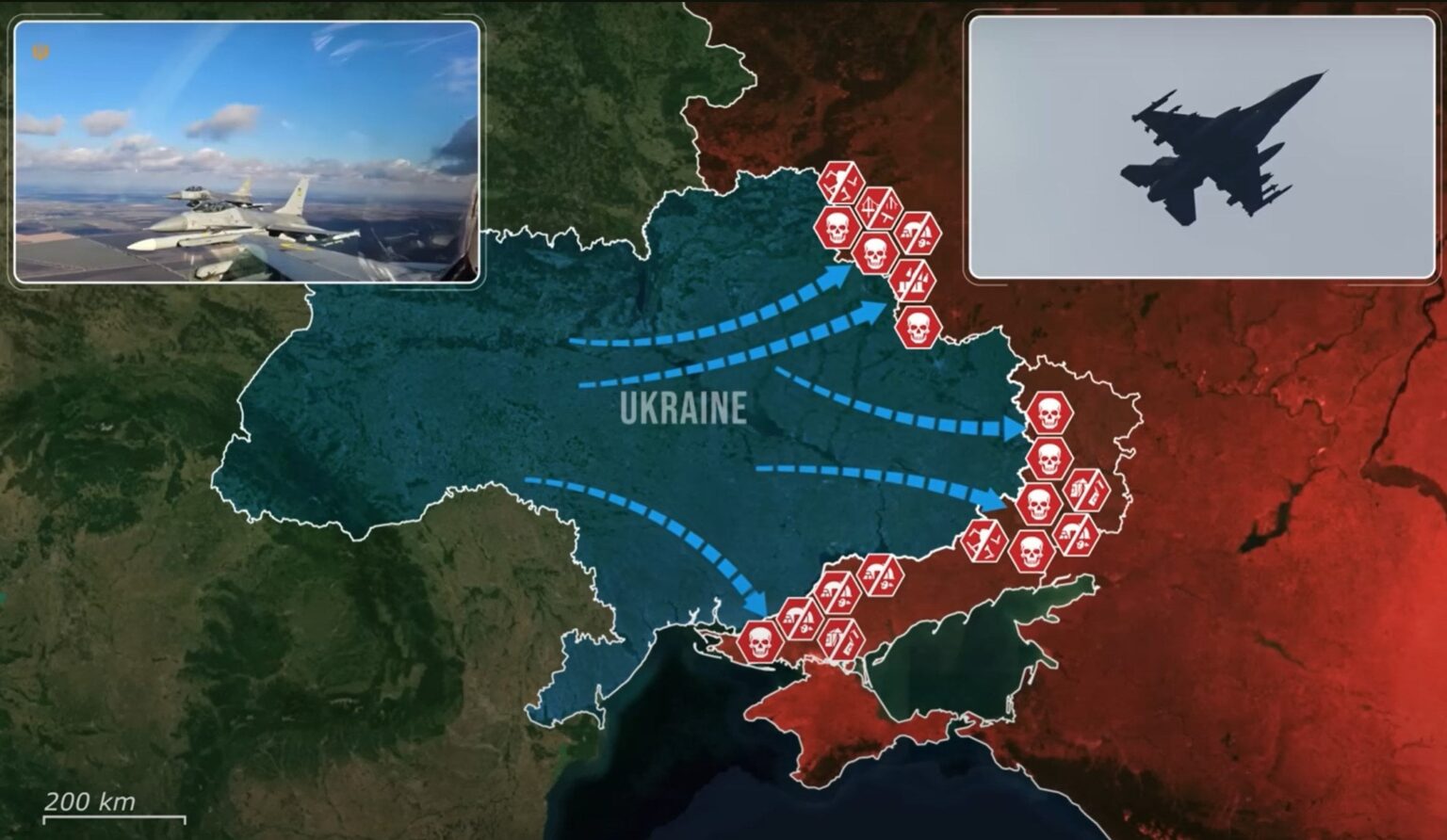最前線のレポート：ウクライナのF-16とMiragesは、フランスのスマート爆弾でロシアの司令官を爆破しています