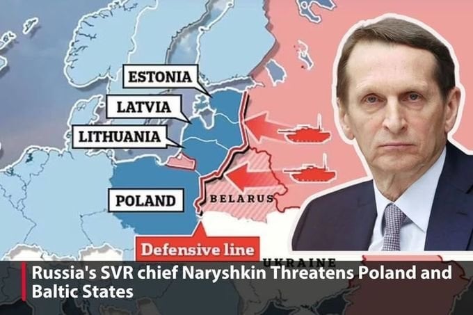 ロシアのSVRチーフナリーシュキンはポーランドとバルト諸国がロシアベラルスに対するNATOの攻撃に最も苦しむことを警告し、ヨーロッパの緊張を促進する重要な要因として彼らの「挑発的な」行動と軍事的蓄積を引用しています