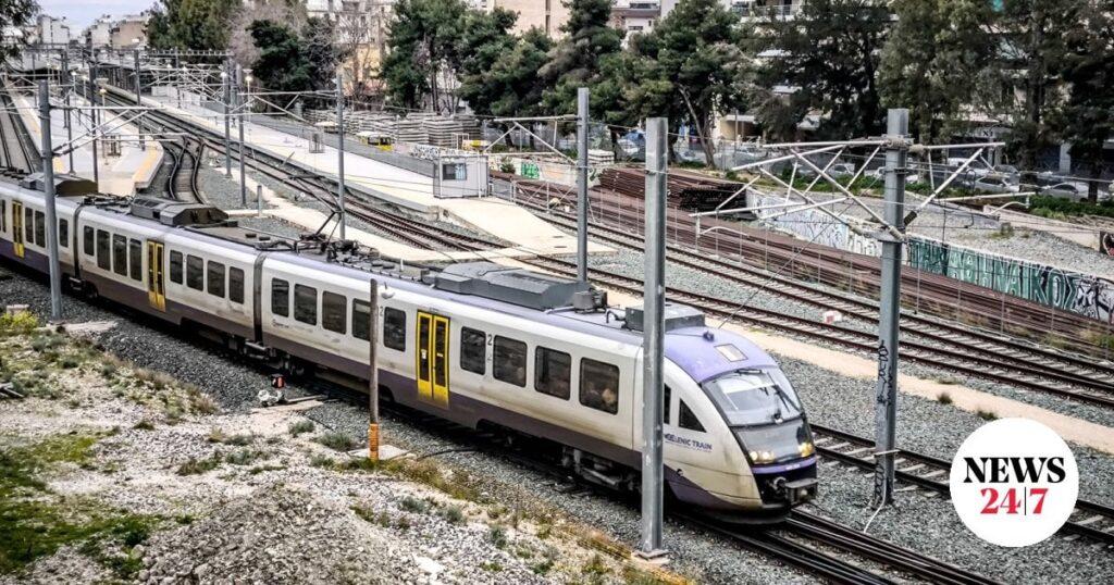 Chalkida：トラックとの郊外の列車の衝突