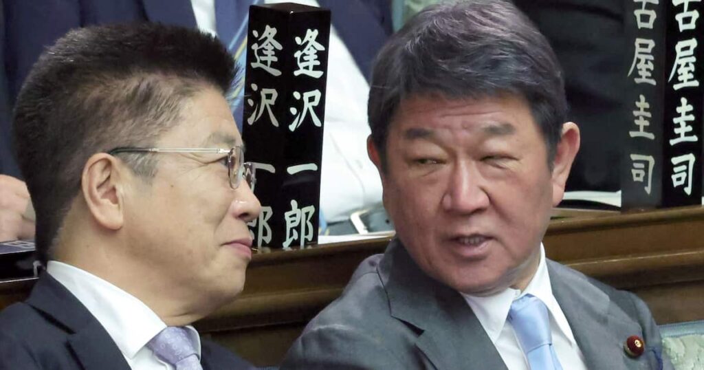 「タフネゴシエーター」自民・茂木敏充氏に野党が熱視線 対米交渉への再起用待望論高まる - 産経ニュース
