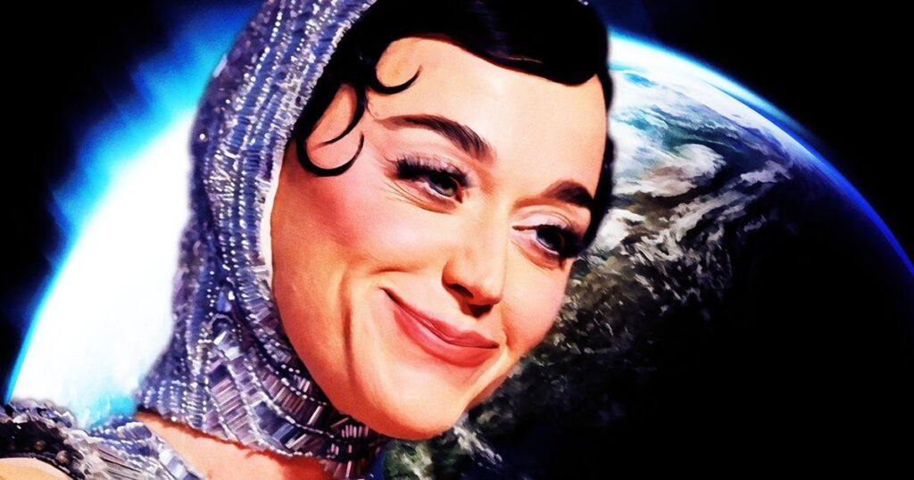 Katy Perryは、NASAが宇宙で女性の歴史をこすりつけている間、ばかげたロケットの打ち上げについて自慢しています