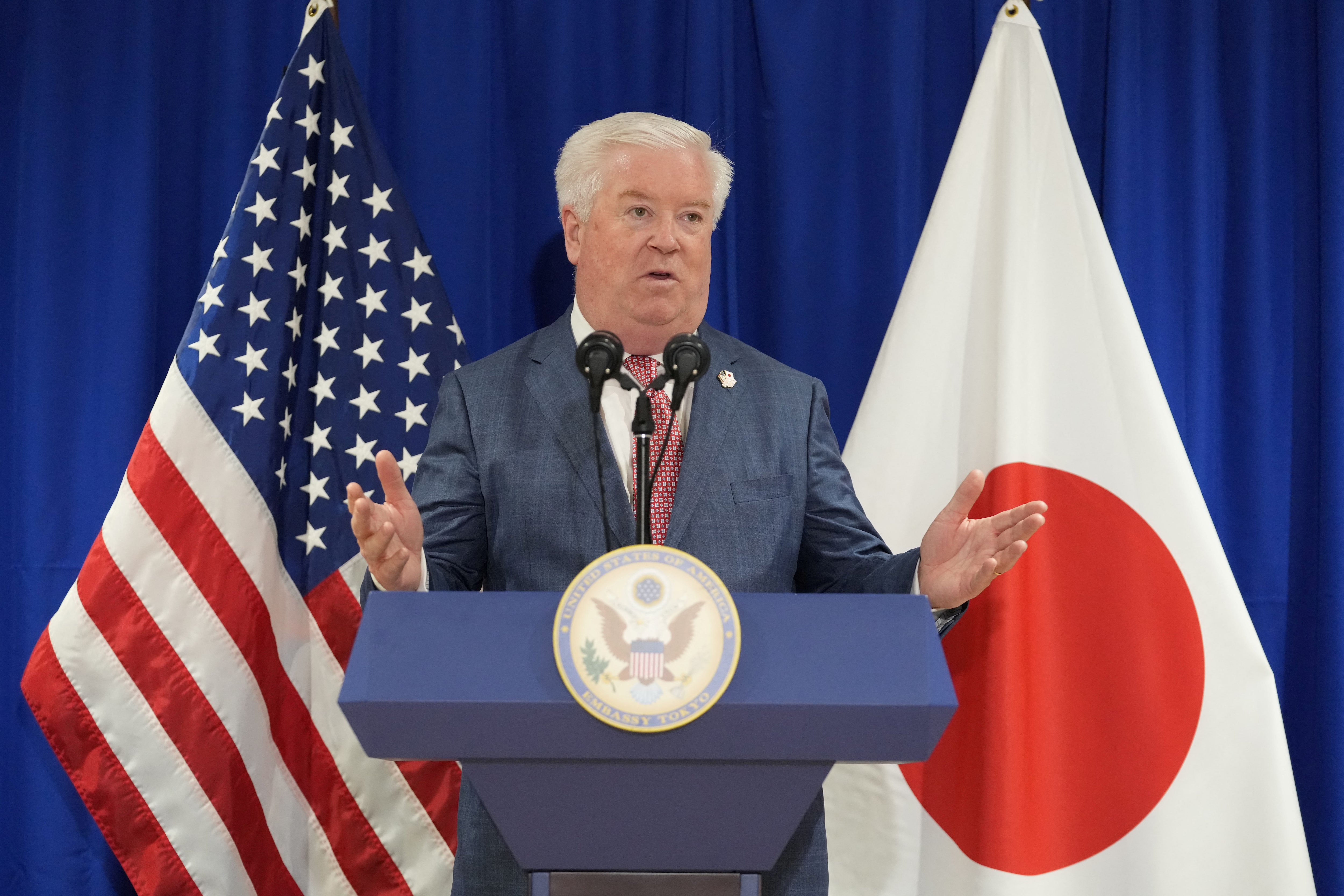 日米、中国に対抗する必要　関税交渉を楽観＝グラス新駐日大使