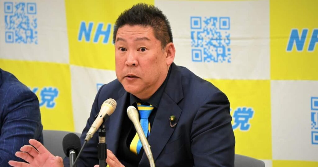 NHK党の立花孝志氏と浜田聡氏、参院比例で出馬へ