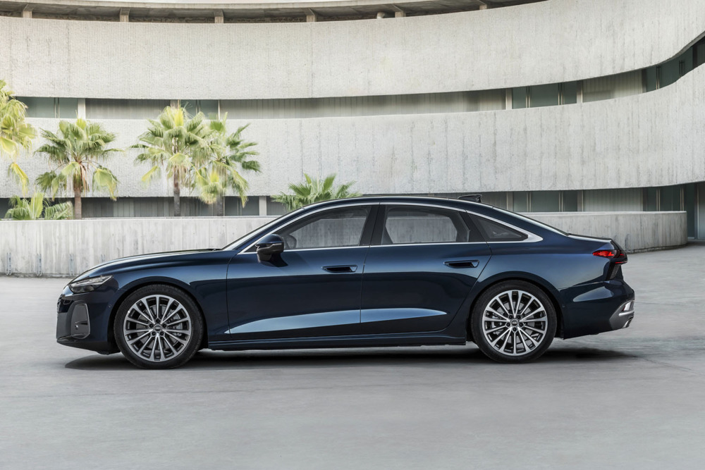欧州で販売が開始される新型アウディA6セダンのマイルドハイブリッドモデル。