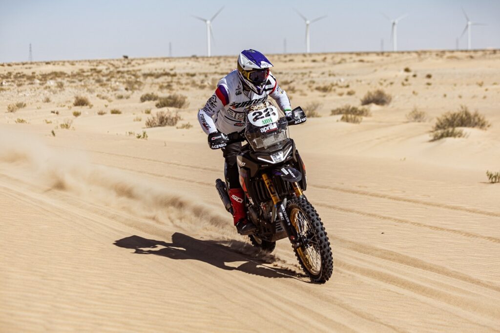Francesco Montanari wins stage 8 of the Africa Eco Race; Alessandro Botturi strengthens lead