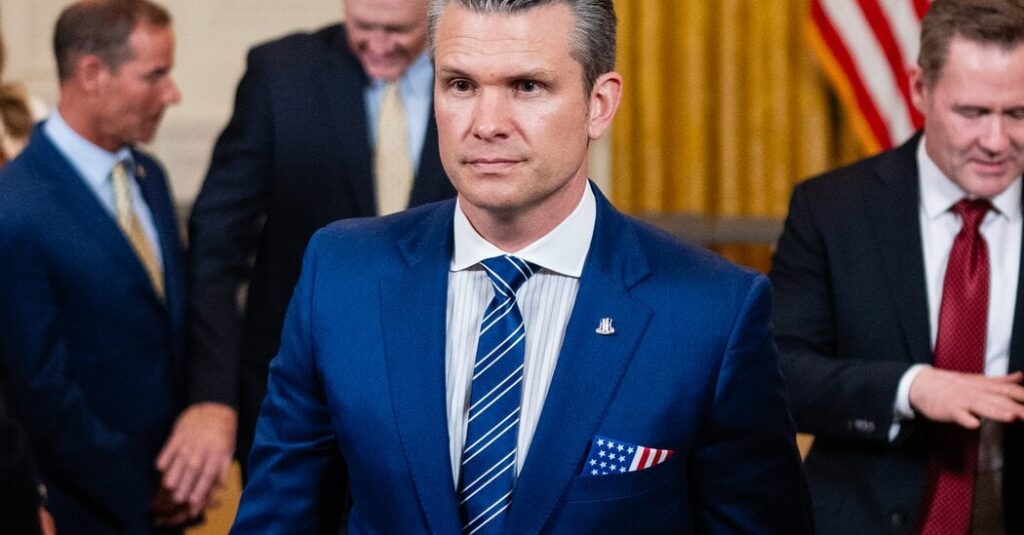 Hegsethは、セカンドシグナルチャットで攻撃の詳細を共有したと言った