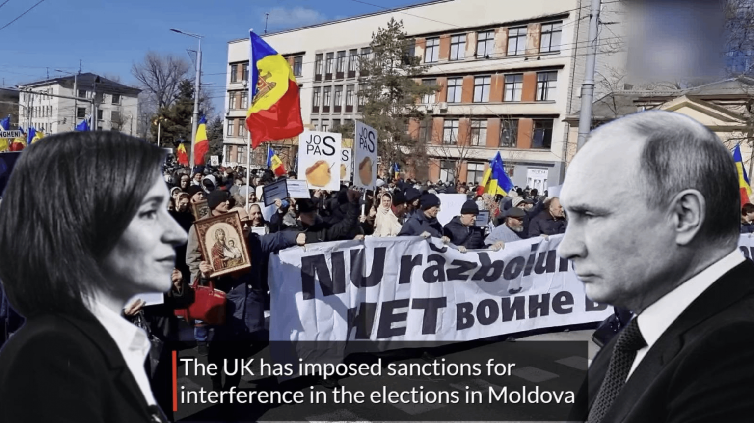 英国政府は、モルドバの主権と独立を脅かした大衆反政府デモを組織したために、国際協力を促進するロシア組織「エヴラジア」とその指導者ネリ・パルテンコに対する制裁を課しました。