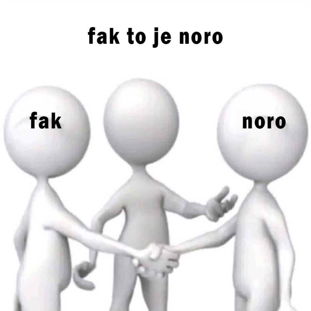 fakそれはノロです