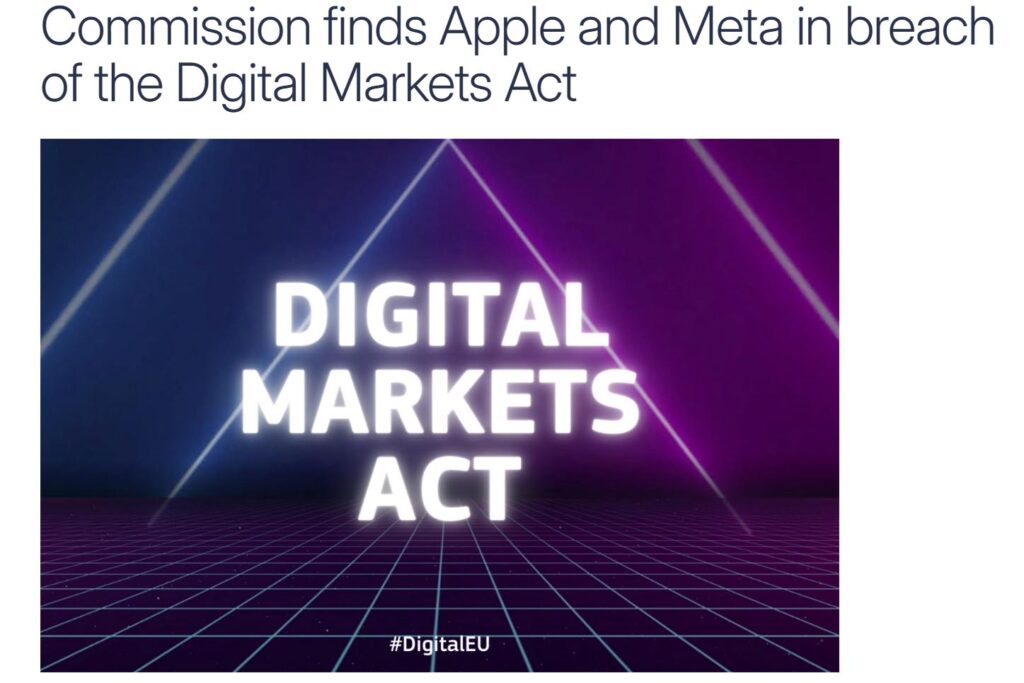 EU、アップルとMetaに制裁金　デジタル市場法違反 - Impress Watch
