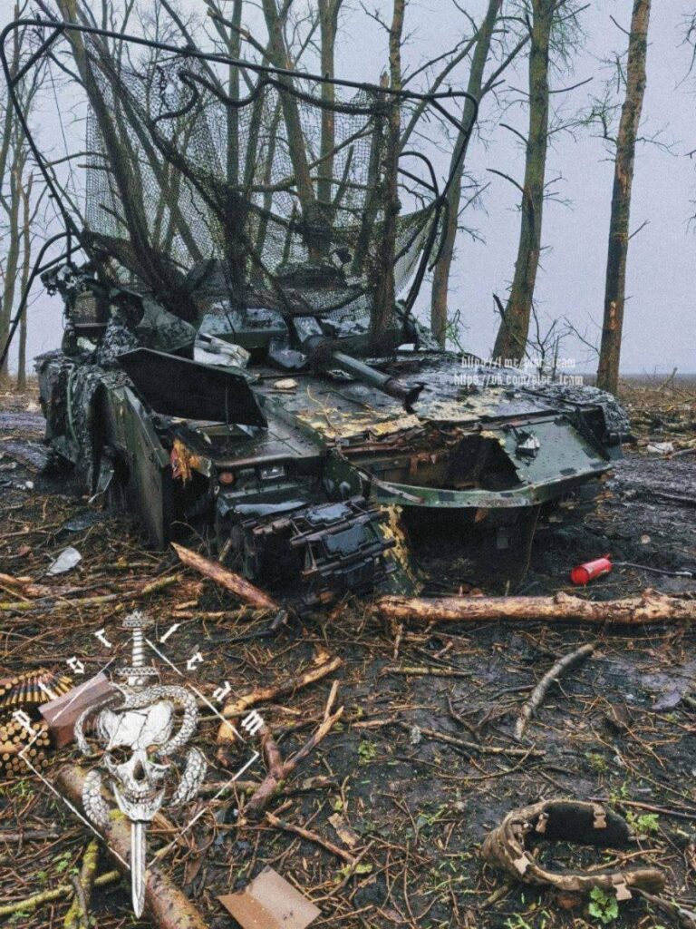 スウェーデンのCV-90は、クルスク地域で破壊されました。