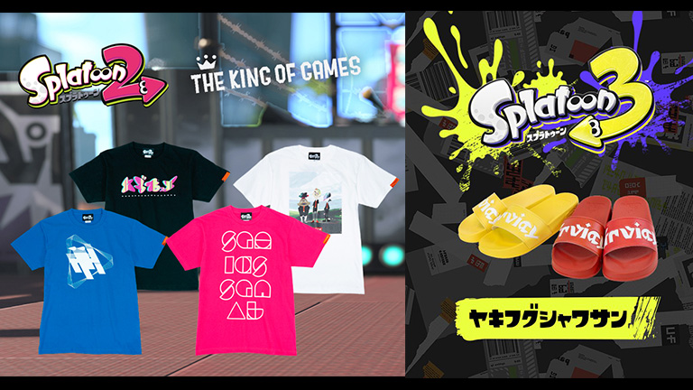 エディットモード人気商品「スプラトゥーン」Tシャツ＆サンダルが再入荷！ – Nintendo DREAM WEB