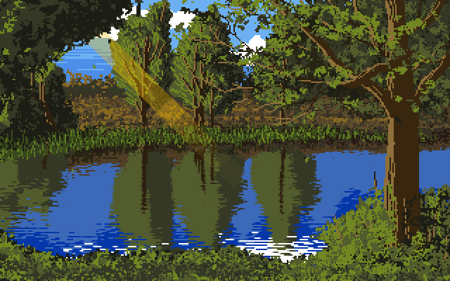 夏の雰囲気、デジタル、320x200px
