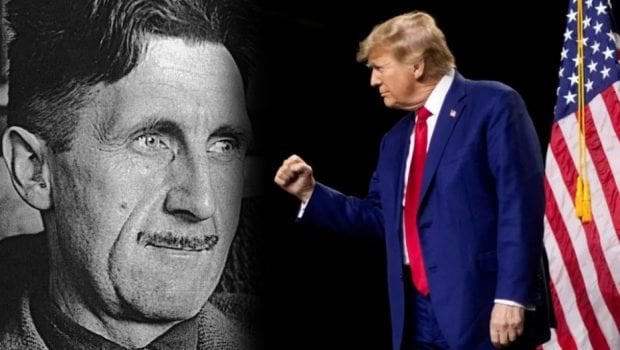 彼がトランプに気づいたら、ジョージ・オーウェルは今日何と言うでしょうか