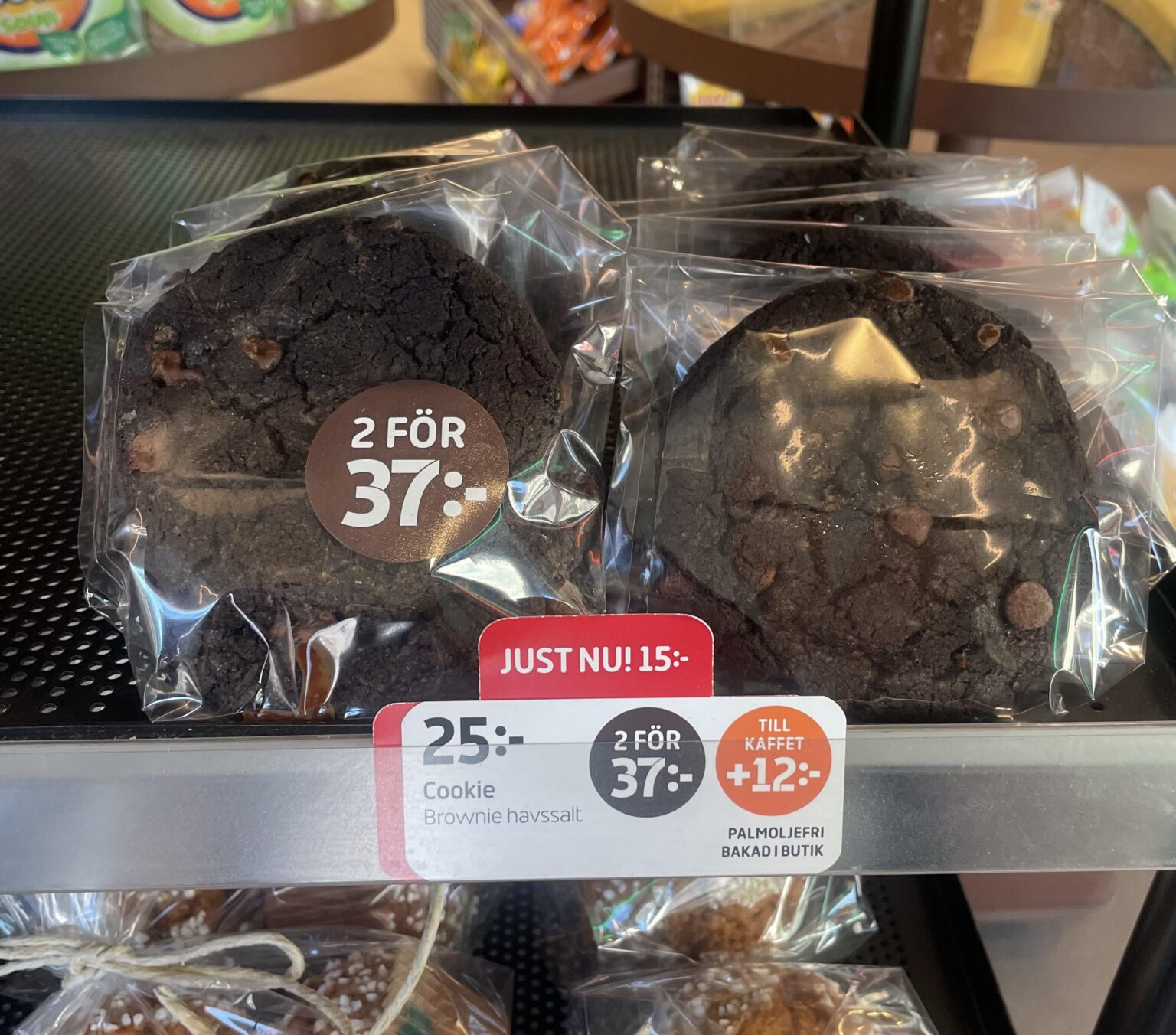 最も難しい値札（各バッグに2つのクッキーがあります）