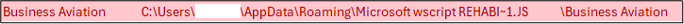 Figure 3: A scheduled task is created to launch the second stage JavaScript. 