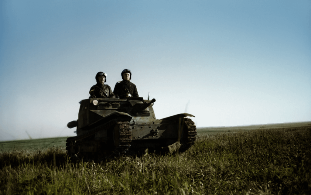 L3/33新たに返還されたDobrudjaの王室とのモデル軍事運動タンク
