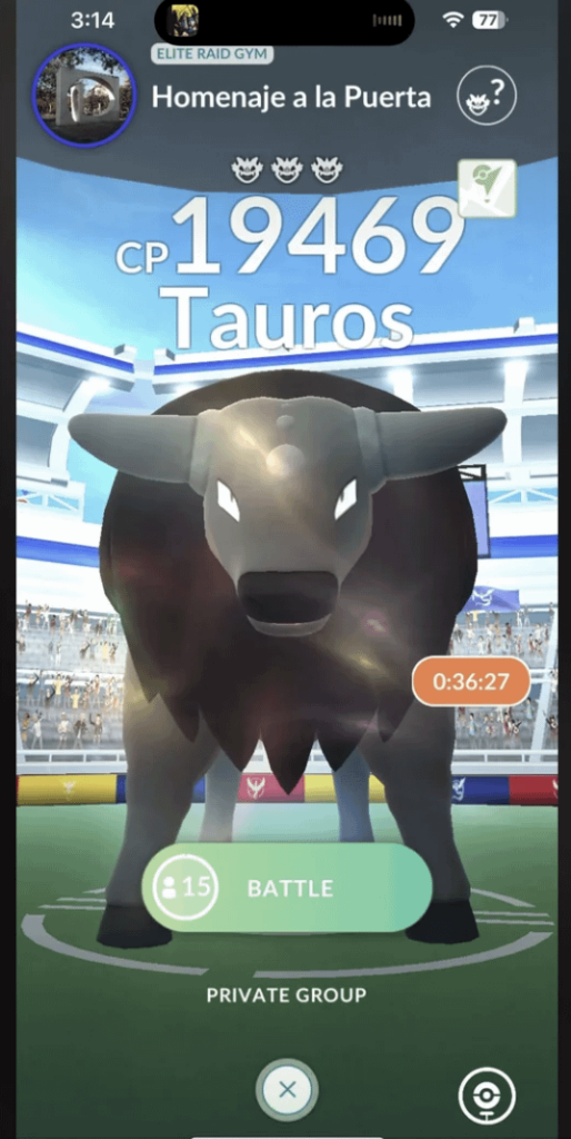 スペインでのみ発生する珍しいポケモンGOイベント。おうし座はスペインにのみ登場します