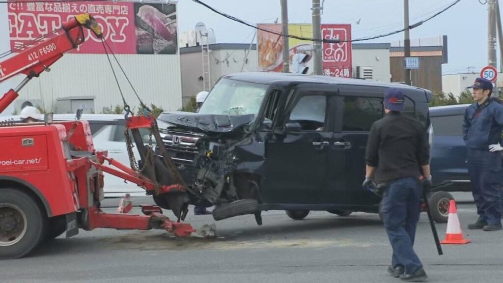 速報 札幌市東区の国道275号線で軽乗用車とトラックが衝突 2歳の女の子が心肺停止状態で病院搬送 現場は信号機のある交差点 - TBS NEWS DIG