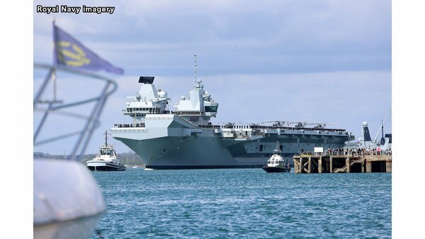 イギリス空母「プリンス・オブ・ウェールズ」出港 夏ごろには日本にも寄港 自衛隊と合同演習へ｜FNNプライムオンライン - FNNプライムオンライン