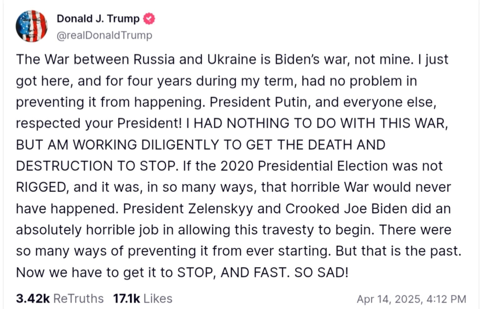 ドナルド・トランプは、2025年のロシアの最悪の攻撃の翌日に戦争を開始したことでゼレンスキーを非難する