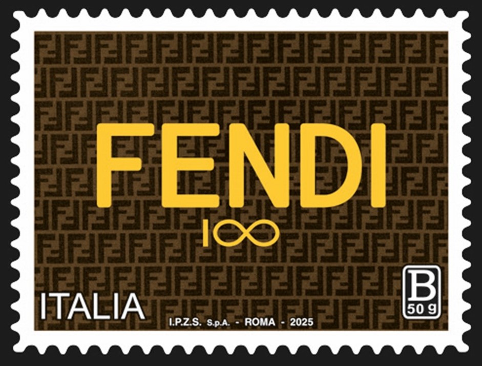 「フェンディ」の100周年を祝して発行する特別記念切手