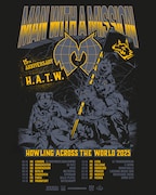 「MAN WITH A MISSION‘HOWLING ACROSS THE WORLD’UK/EU TOUR 2025」告知画像