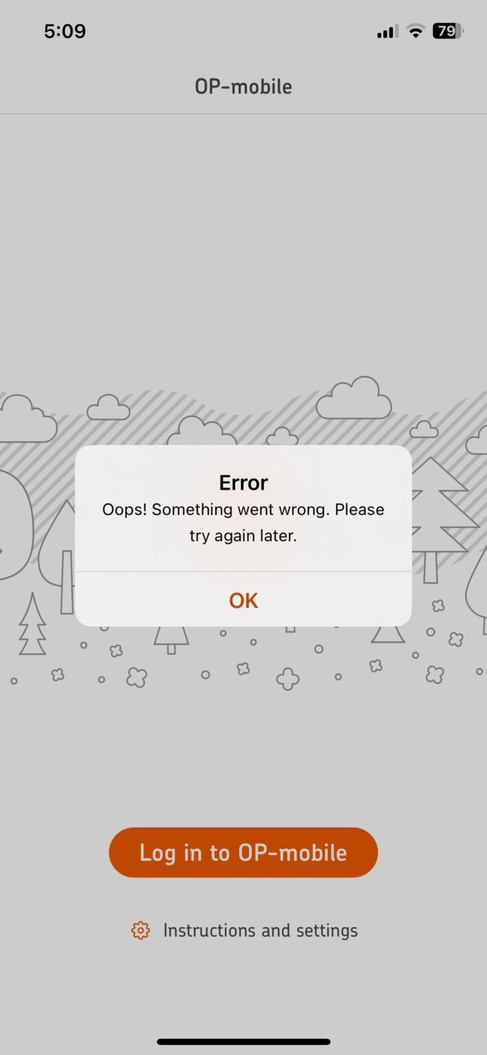 OPバンクはメンテナンスモードですか？