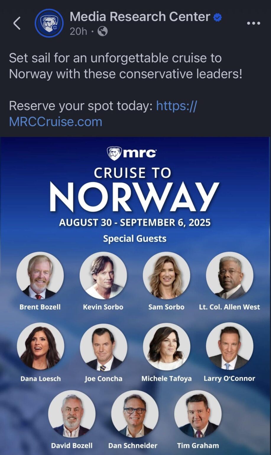 «ノルウェーへのマガクルーズのために誰かが…？ 🙄»