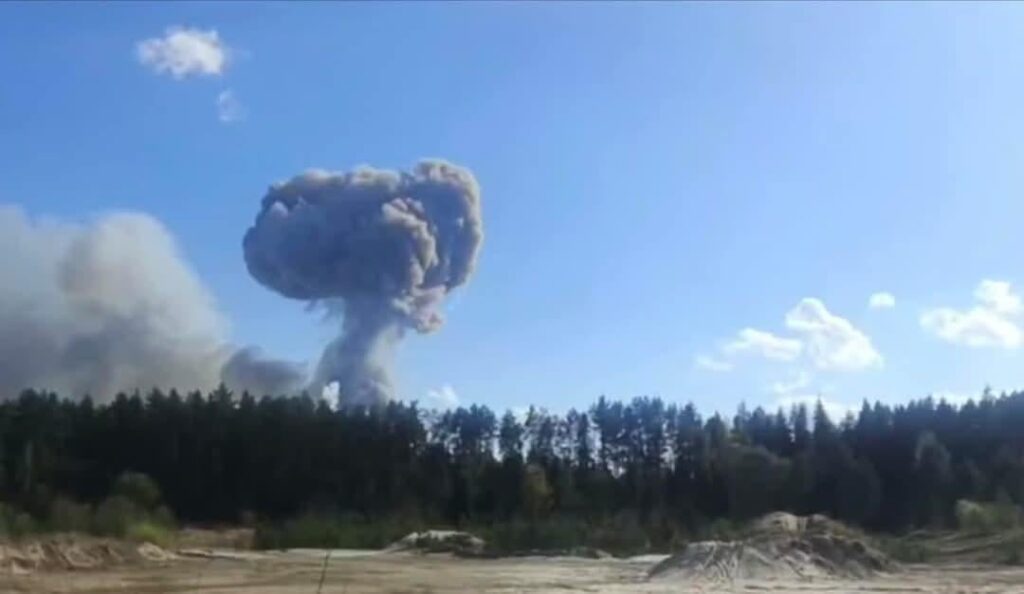 弾薬爆発についての7日前の私の投稿の更新
