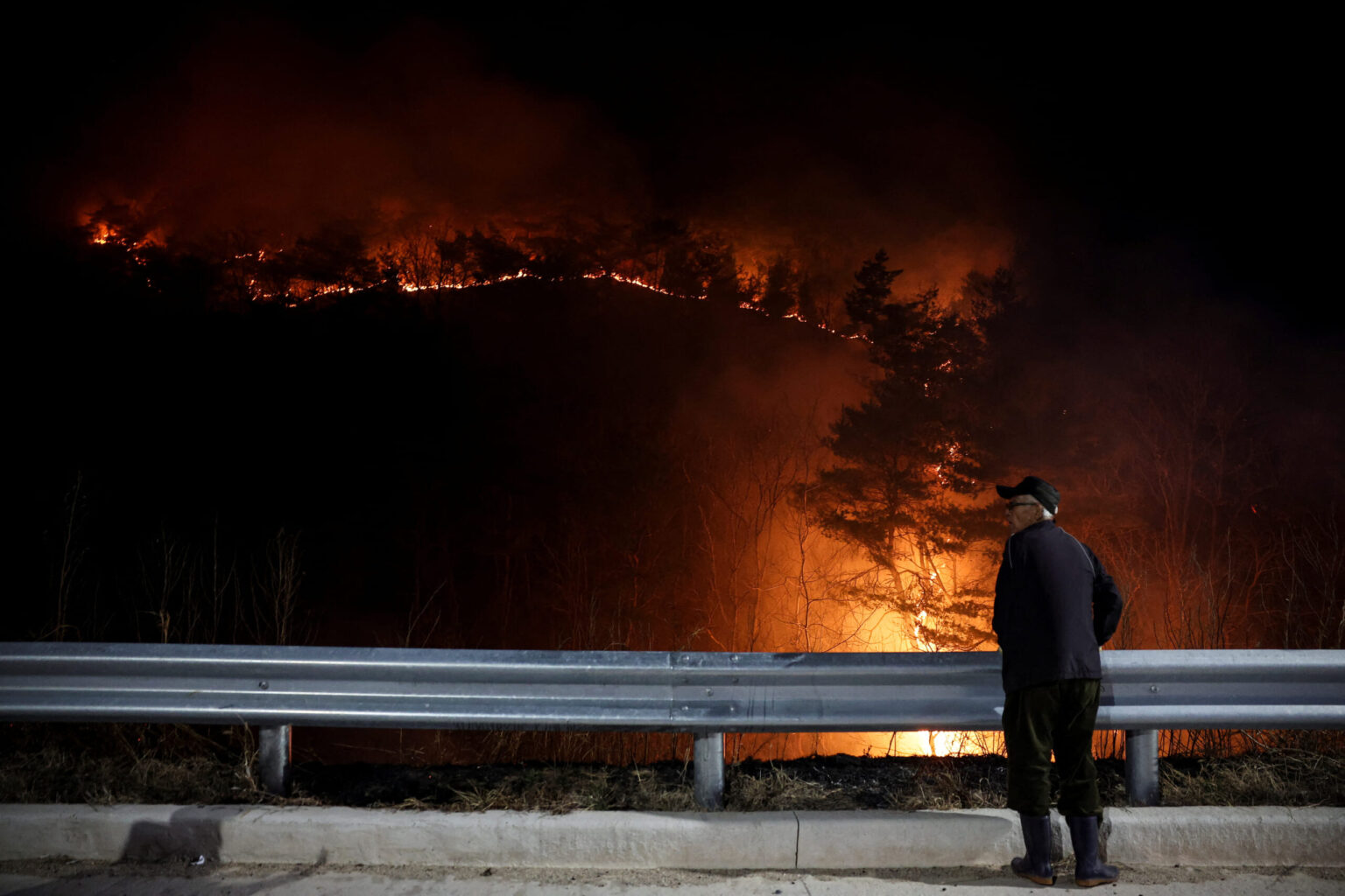 South Korea police say rite  at family grave led to deadly wildfire